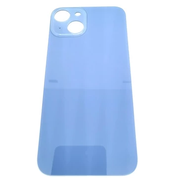 Iphone 14 akkufedél hátlap + ragasztó - KÉKnagy lyukú - A+