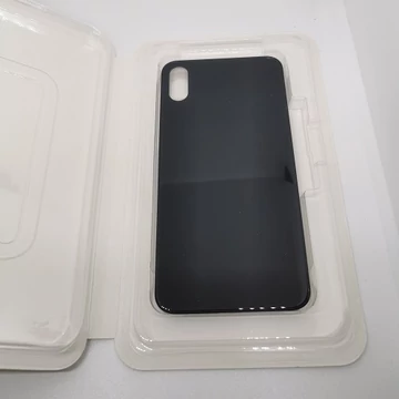 Iphone Xs fekete akkufedél -A+ minőség