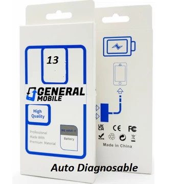 IPhone 13 Automatikusan diagnosztizálható akkumulátor, nincs hibaüzenet, eredetiként ismeri fel.