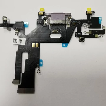 Apple Iphone 11 OEM töltőcsatlakozó Flex Lila