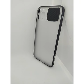 Iphone 11 Pro Max szilikon keretes, műanyag hátlapos tok