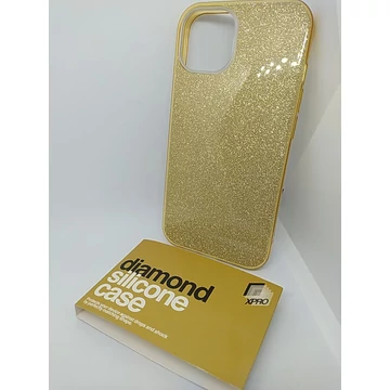 Iphone 13 DMD arany csillámos szilikon tok