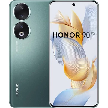 HONOR 90 5G 8/256 GB okostelefon DualSIM Zöld  - kiállított darab, minden tartozékával,fóliás,100% karcmentes -