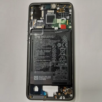 Huawei P20 gyári keret+akkumulátor+hangszóró-rezgő.