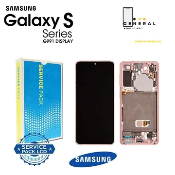 Samsung S21 5G 2021 SM-G991 gyári kijelző -VIOLET-