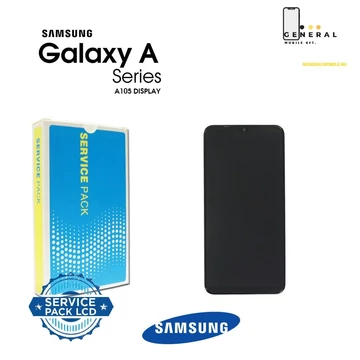 Samsung SM-A105F Galaxy A10 fekete Service Pack kijelző