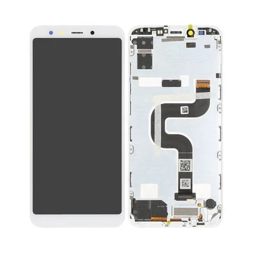 Xiaomi Mi A2/Mi 6X kijelző fehér - GYÁRI -