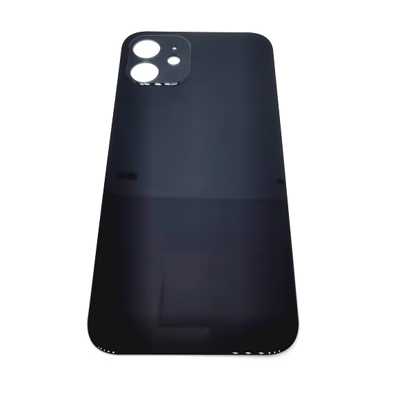 Iphone 12 fekete akkufedél - nagy lyukú -