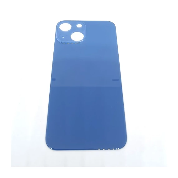 Iphone 13 mini akkufedél hátlap  - KÉK nagy lyukú - A+