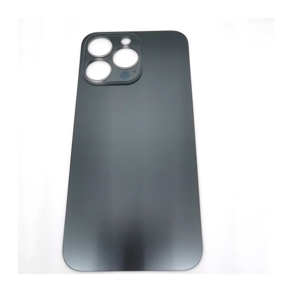 Iphone 13 Pro akkufedél hátlap + ragasztó - Grafit nagy lyukú - A+