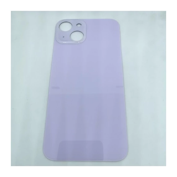 Iphone 14 akkufedél hátlap + ragasztó - Purple nagy lyukú - A+