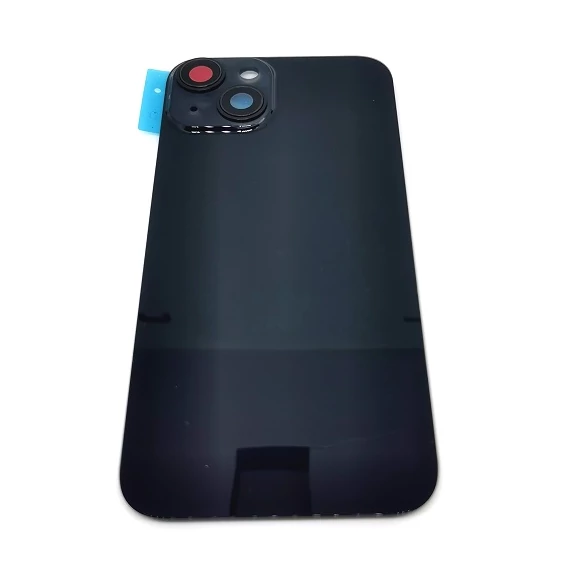 Iphone 14 fekete akkufedél -beépítő szerelvénnyel+ kamera plexi-