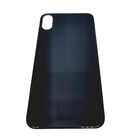 Iphone Xs akkufedél nagy lyukú - Fekete -