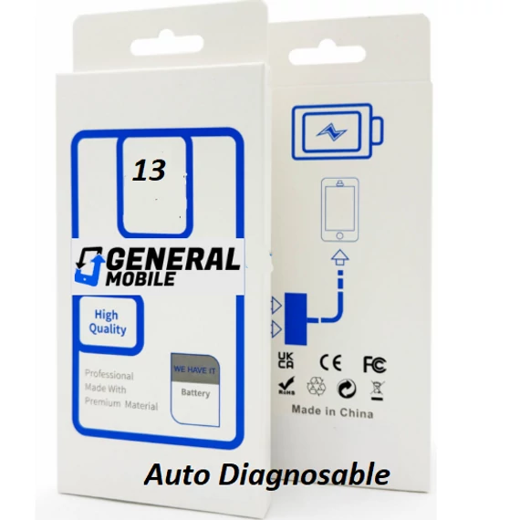 IPhone 13 Automatikusan diagnosztizálható akkumulátor, nincs hibaüzenet, eredetiként ismeri fel.