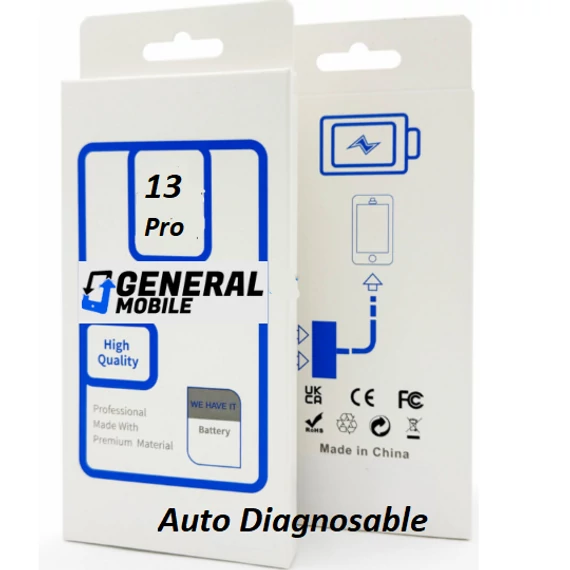 IPhone 13 mini Automatikusan diagnosztizálható akkumulátor, nincs hibaüzenet, eredetiként ismeri fel.