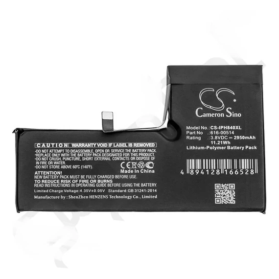 Iphone XS CAMERON SINO akku 2950 mAh LI-Polymer ( 616-00514 kompatibilis)