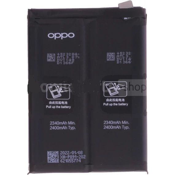 Akku - Oppo Find X5 gyári akkumulátor BLP889 - 2ICP6/33/86 - 2440mAh
