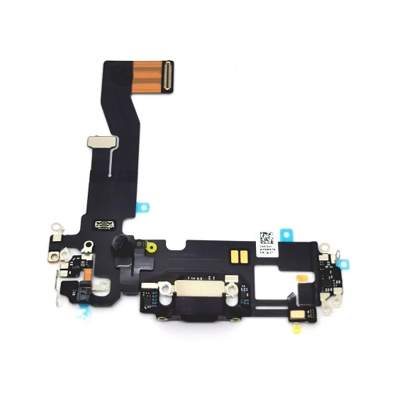 iPhone 12 Pro töltőcsatlakozó flex fekete -OEM-