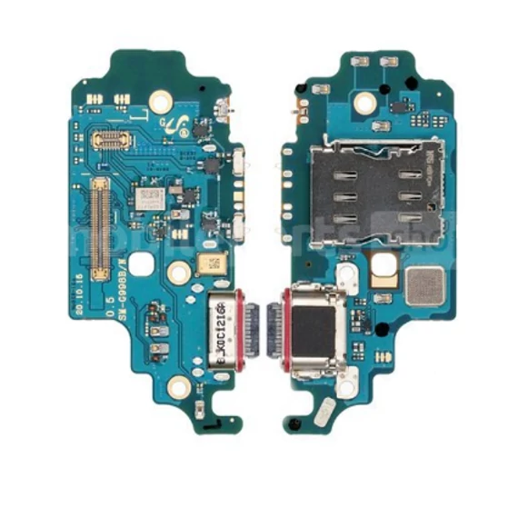 Samsung Galaxy S21 Ultra; SM-G998B gyári töltőcsatlakozó panel
