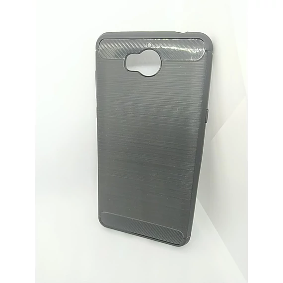 Huawei Y5 2017 szálcsiszolt mintás szilikon tok