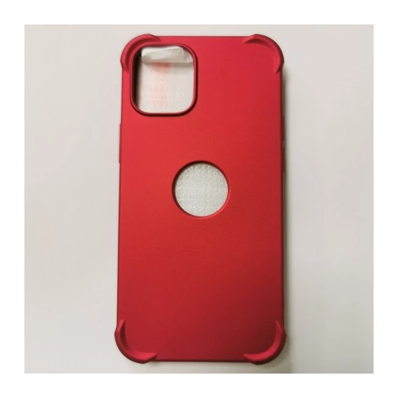 Oretech Iphone 12 mini piros szilikon tok + üvegfólia