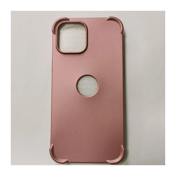 Oretech Iphone 12 Pro Max Rose szilikon tok + üvegfólia