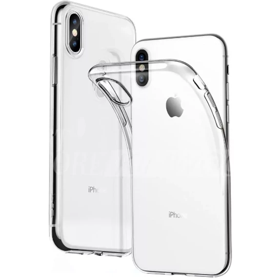 iPhone 13 (6,1") hátlap tok, szilikon tok, átlátszó, 1mm, Slim
