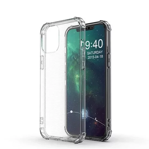 Anti Shock iPhone 13 (6,1") átlátszó 1,5 mm szilikon tok