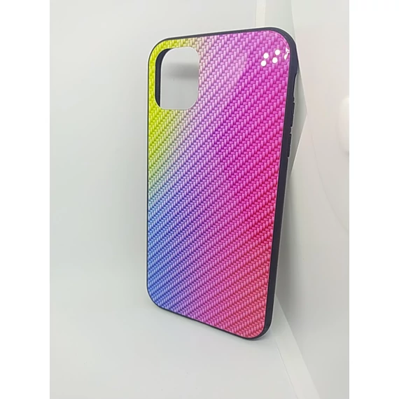 Iphone 11 színes karbon mintás tok