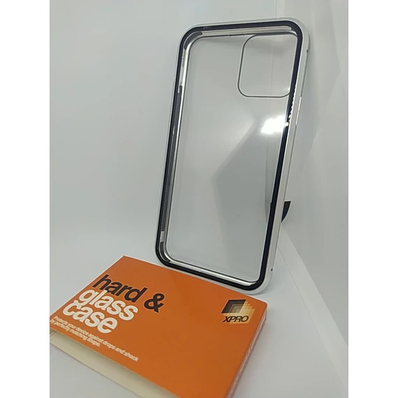 Iphone 11 Pro 360' fém-üveg mágneses tok