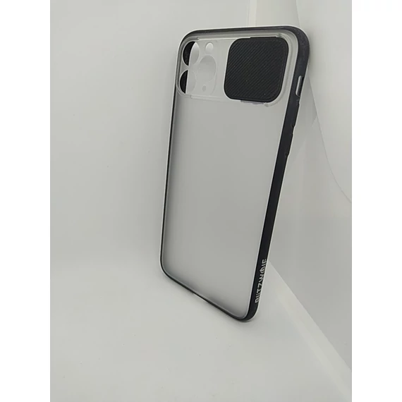 Iphone 11 Pro Max szilikon keretes, műanyag hátlapos tok