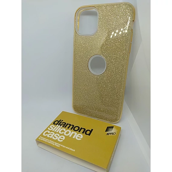 Iphone 11 Pro Max DMD arany csillámos szilikon tok