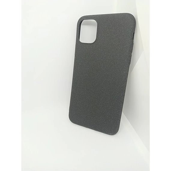 Iphone 11 Pro Max matt Fekete szilikon tok