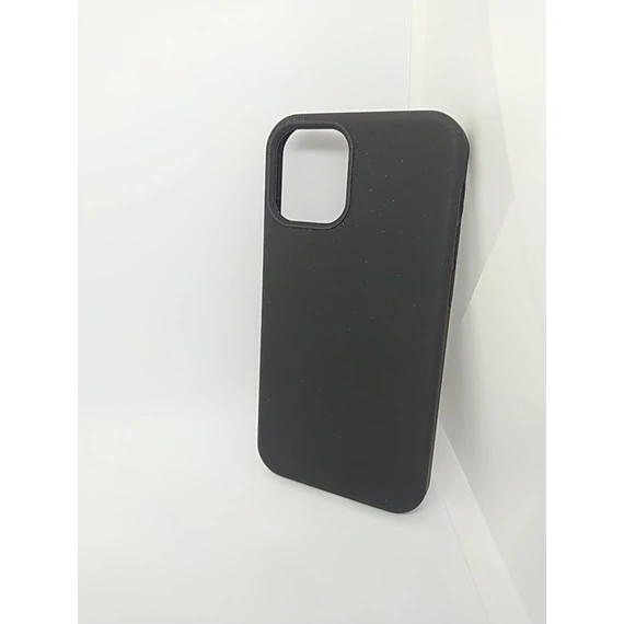 Iphone 12 mini NILLKIN fekete (gumírozott) szilikon tok