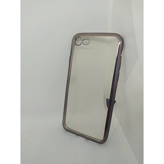 Iphone 7-8 szürke keretes szilikon tok