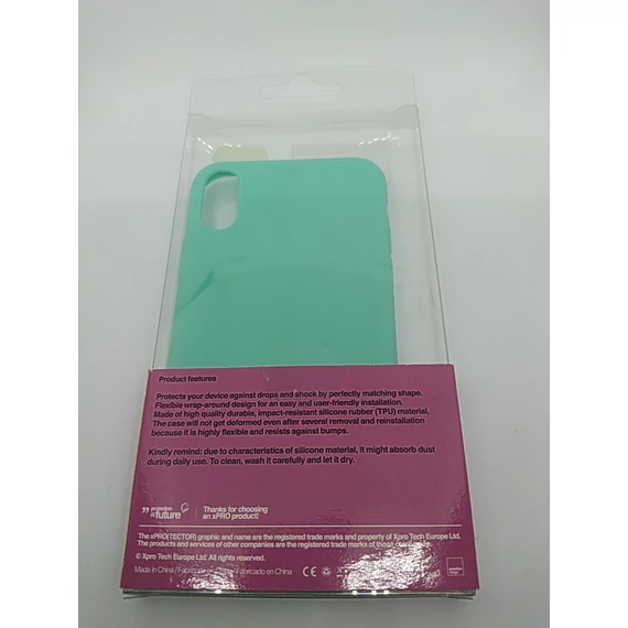 Iphone X-Xs Matt szilikon menta zöld -Xpro-