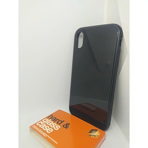 Iphone XR 180° mágneses üveg tok fekete -Xpro-