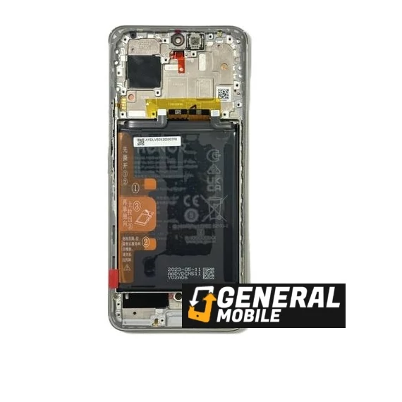 Honor 90 gyári kijelző + akkumulátor - Ezüst-