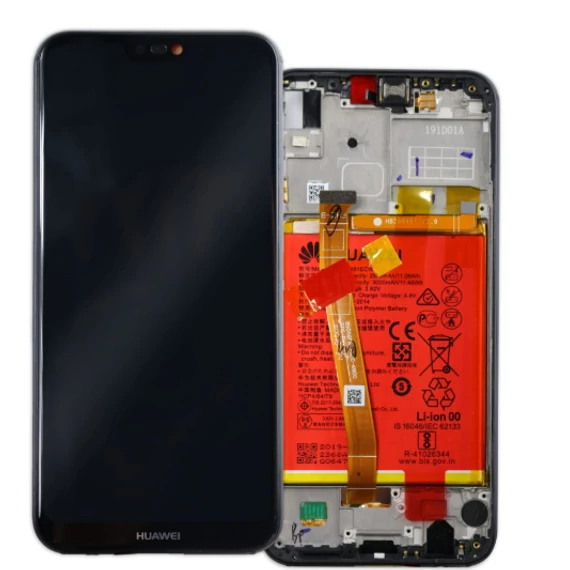 Huawei P20 lite fekete kijelző - GYÁRI -