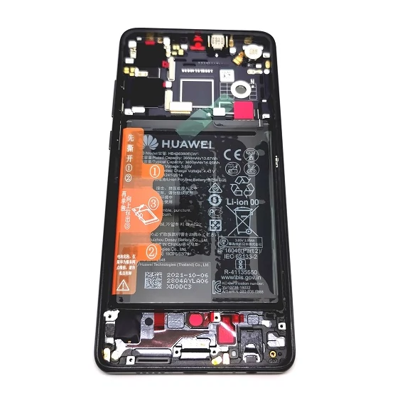 Huawei P30 (2019) Fekete gyári kijelző + akku