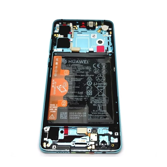 Huawei P30 (2019) KÉK gyári kijelző +  akkumulátor