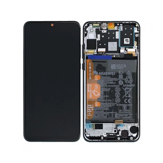 Huawei P30 lite gyári kijelző -Fekete-