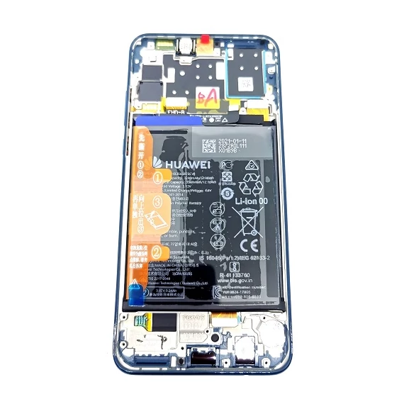 Huawei P30 Lite (24 MP MAIN) (2019) GYÁRI kijelző KÉK