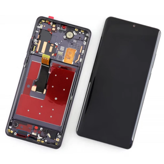 Huawei P30 Pro Aurora black 8 fekete ) kijelző - Service Pack -