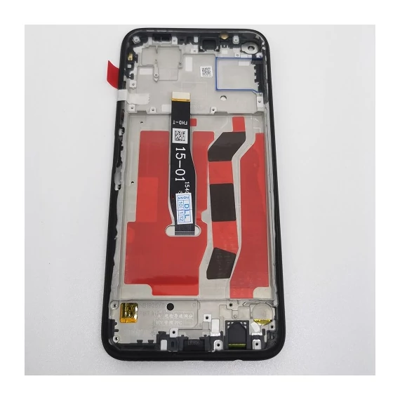 Huawei P40 lite fekete keretes kijelző -Service Pack-