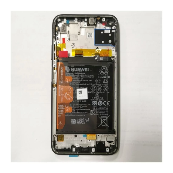 Huawei P40 lite gyári kijelző -Midnigh Black-