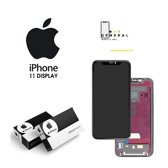Iphone 11 OLED kijelző -Fekete-