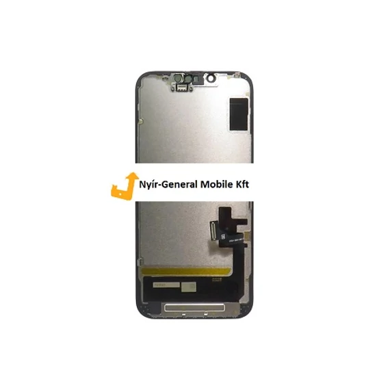 Apple iPhone 14 kijelző + érintő fekete - Hard Oled