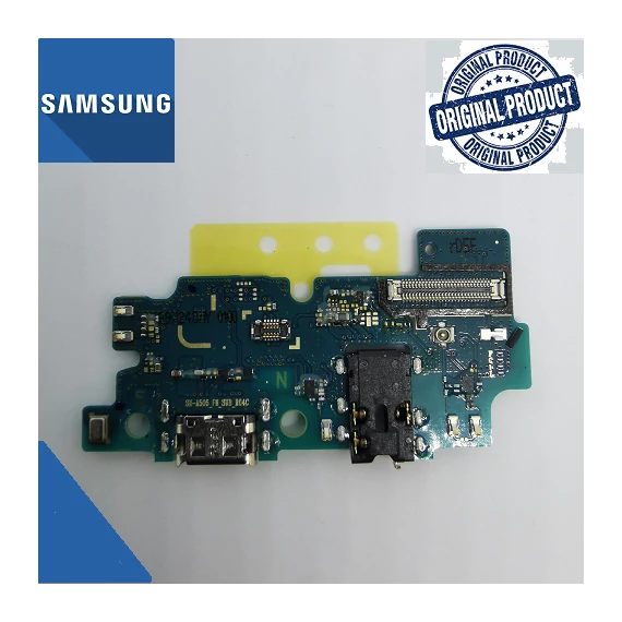 Samsung Galaxy A50; SM-A505F töltőcsatlakozó panel -Gyári-