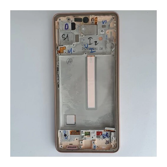 Samsung Galaxy A53 5G A536 gyári kijelző GOLD/Peach